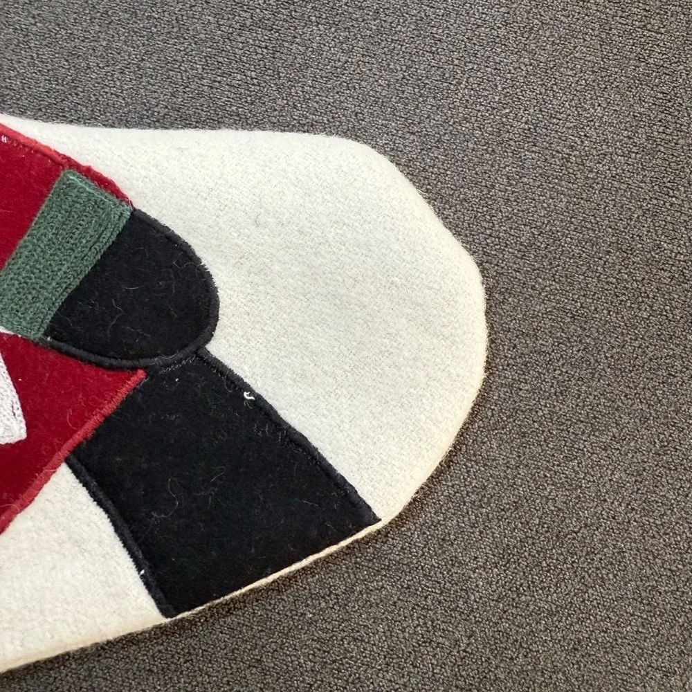 Crate & Barrel Fair Isle Friends Penguin Christmas Stocking by Joan Anderson